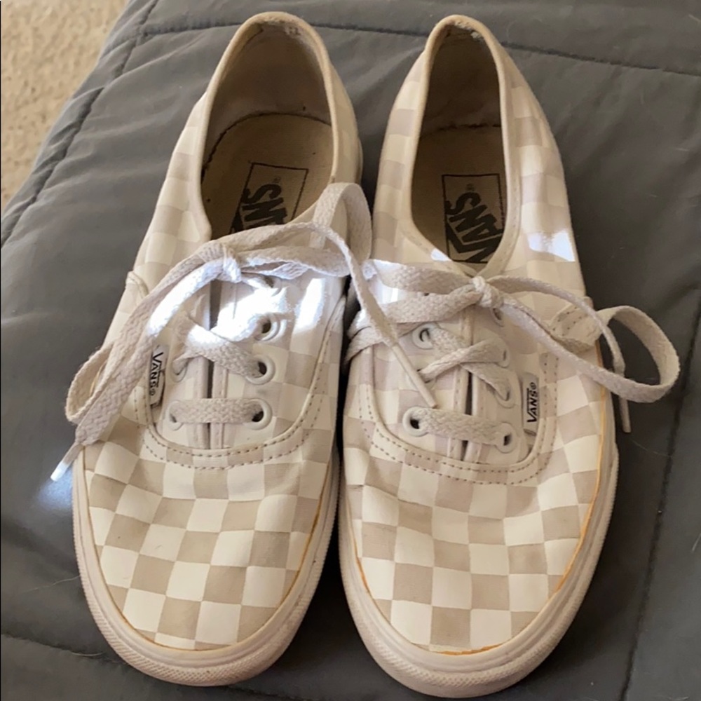 Checkered Vans
